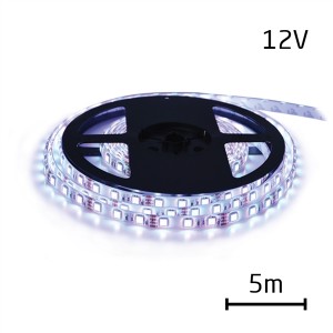 LED pásik 5630 60LED m IP20 15W m STUDENÁ (1ks=cievka 5m), cena za 5m (Epistar čip)