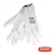 Rukavice z polyesteru polomáčané v PU, biele, 250mm, EXTOL PREMIUM